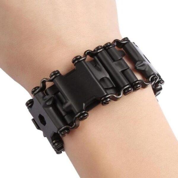 stainless steel multi functional tools bracelet