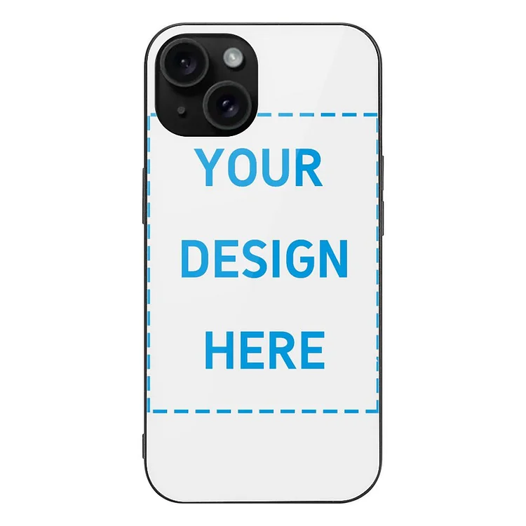 Personalized IPhone 15 with Tempered Glass Screen Phone Case