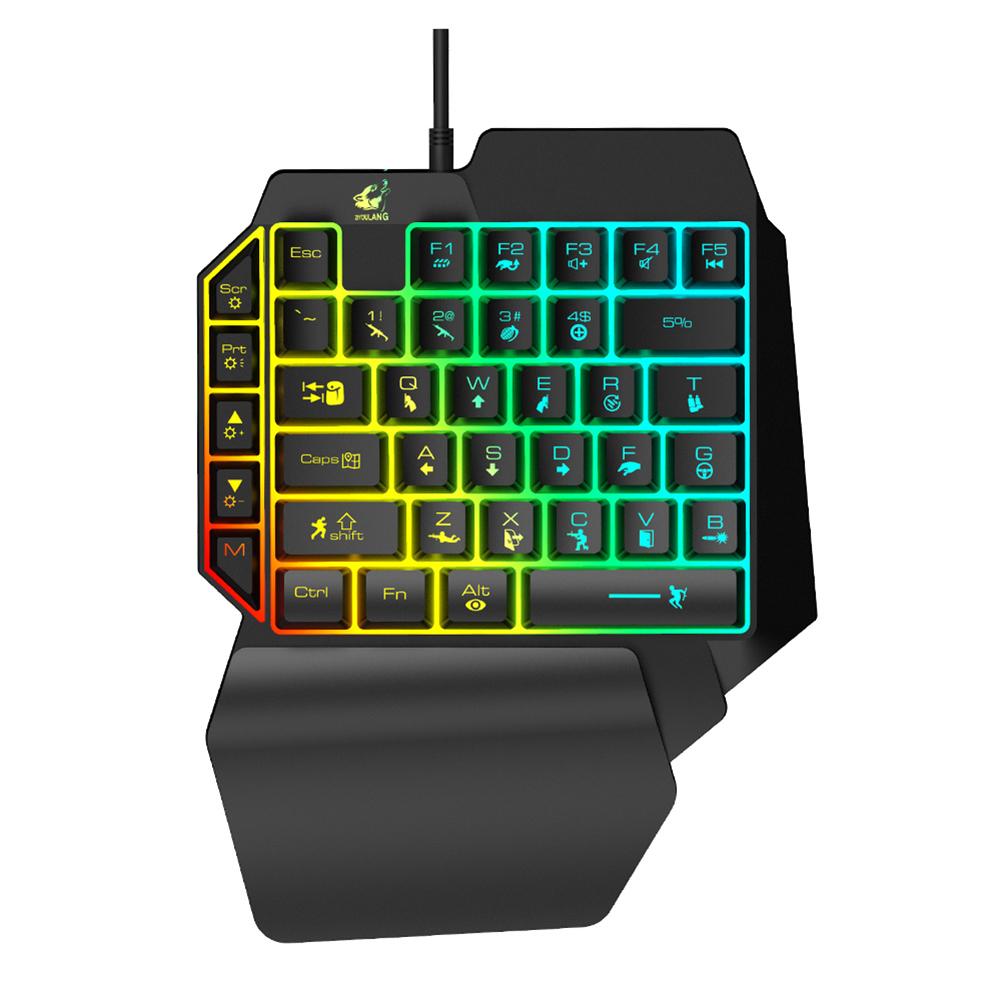 USB Wired One-Handed Gaming Keyboard Backlight 39 Keys Mini Keypad, 501 Original
USB Wired One-Handed Gaming Keyboard Backlight 39 Keys Mini Keypad, 501 Original