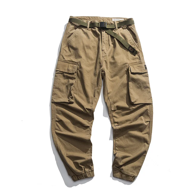 TIMSMEN Military Outdoor Workwear Girdle Foot Multi-pocket Casual Pants