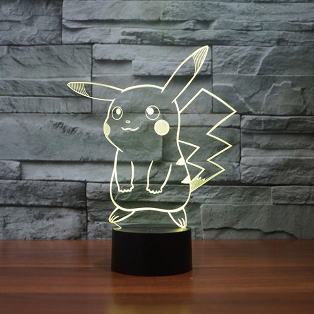 Pet Elf Pikachu 3D Lamp LED Discoloration Lamp Reading Lamp Night Light, 501 Original
Pet Elf Pikachu 3D Lamp LED Discoloration Lamp Reading Lamp Night Light, 501 Original