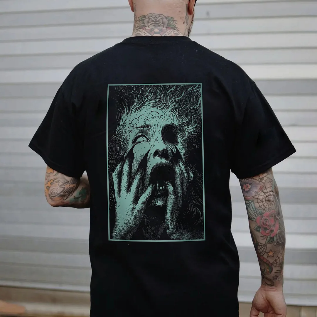 Horror Dream Printed Men's T-shirt -  