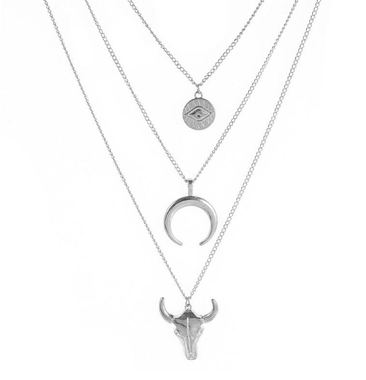 Fashionable Simple Layered Necklace