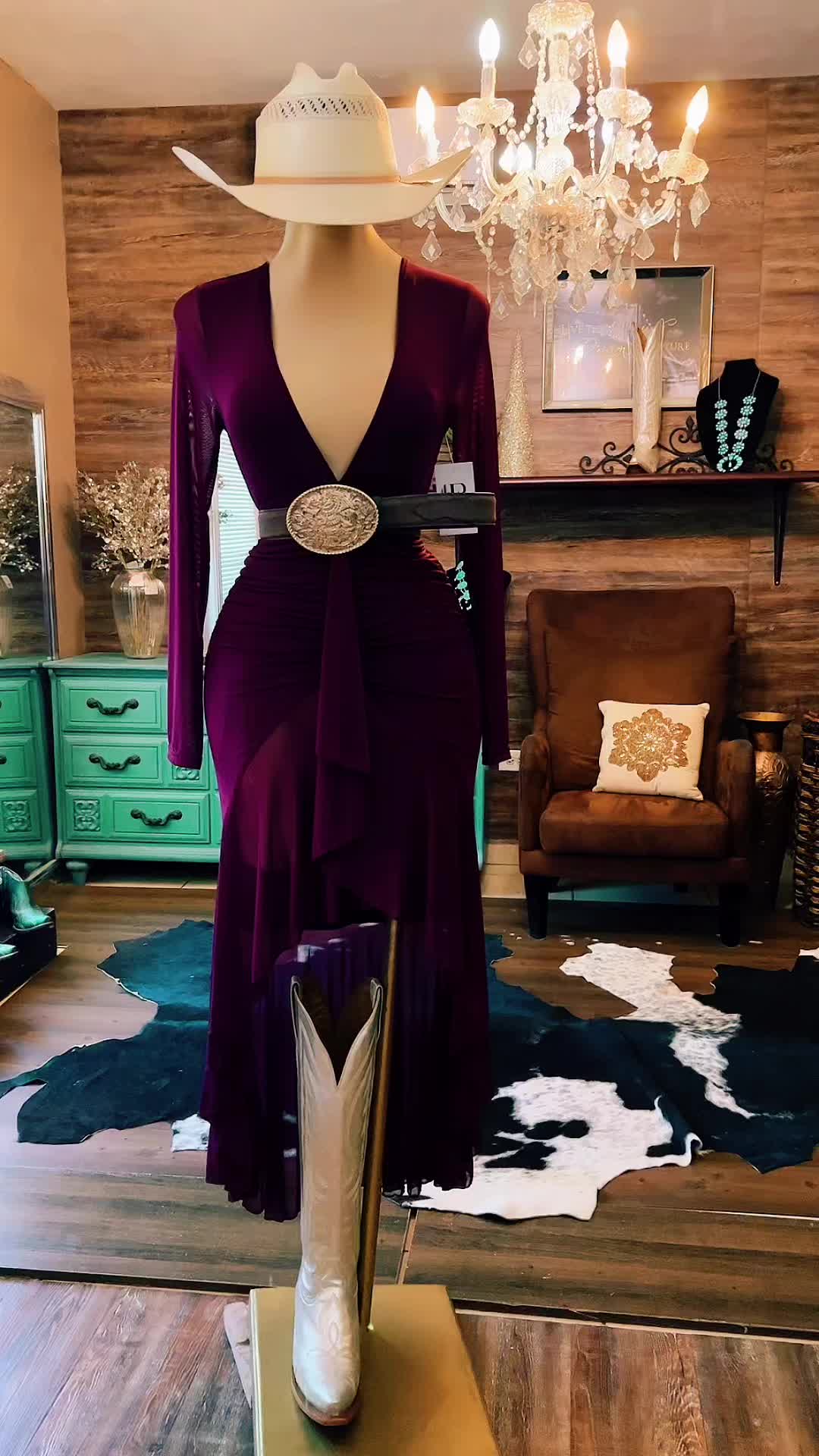 Midnight On The West Dress