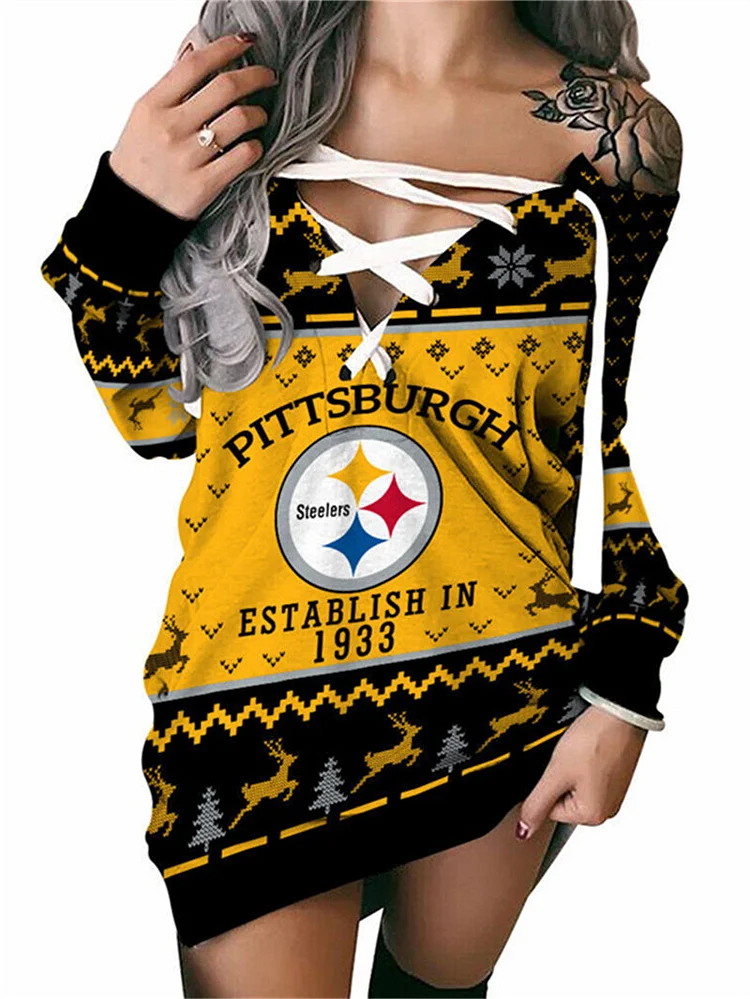 Pittsburgh Steelers
Limited Edition Lace-up Sweatshirt