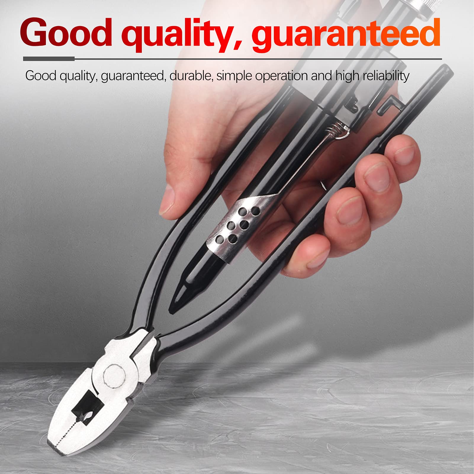 Heavy Duty 10.5" Fence Pliers - Multi-Purpose Wire Cutter, Hammer & Tool For Ranch, Farm, Or DIY 5 thumbnail image