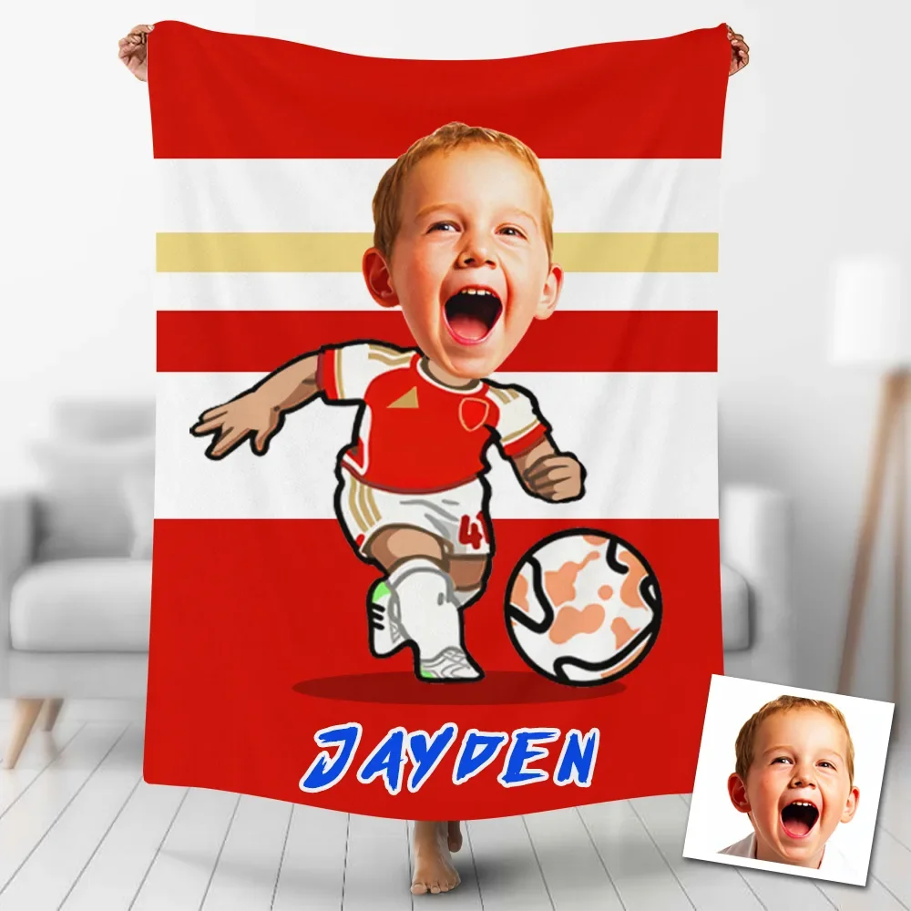 Custom Blankets Personalised Football Player Declan Rice Blankets