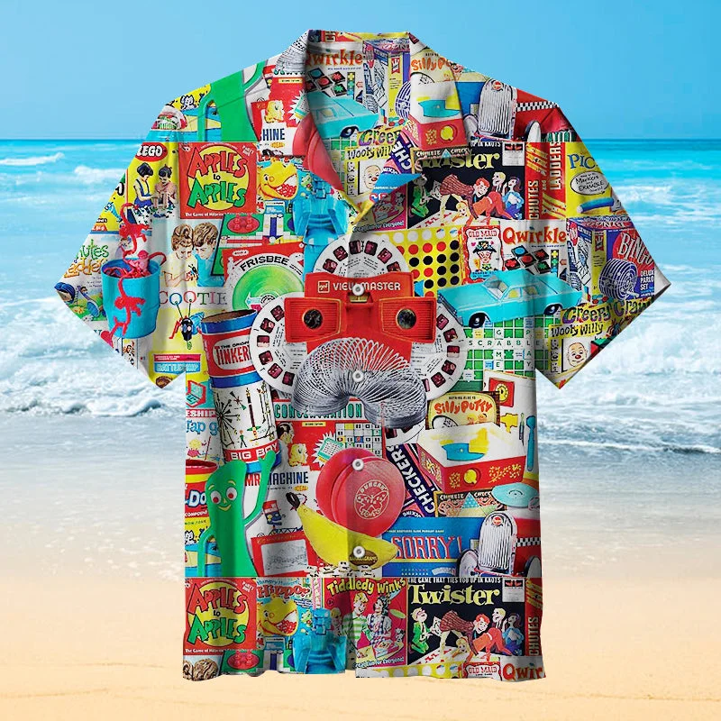 Retro Toys |Unisex Hawaiian Shirt
