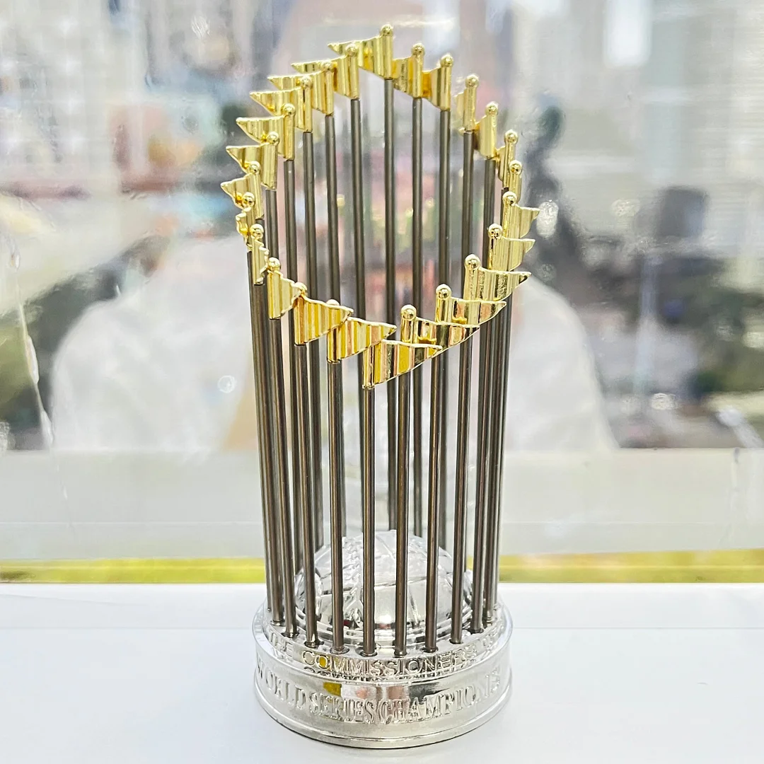 【MLB】 World Series Trophy Atlanta Braves Los Angeles Dodgers（12cm ）