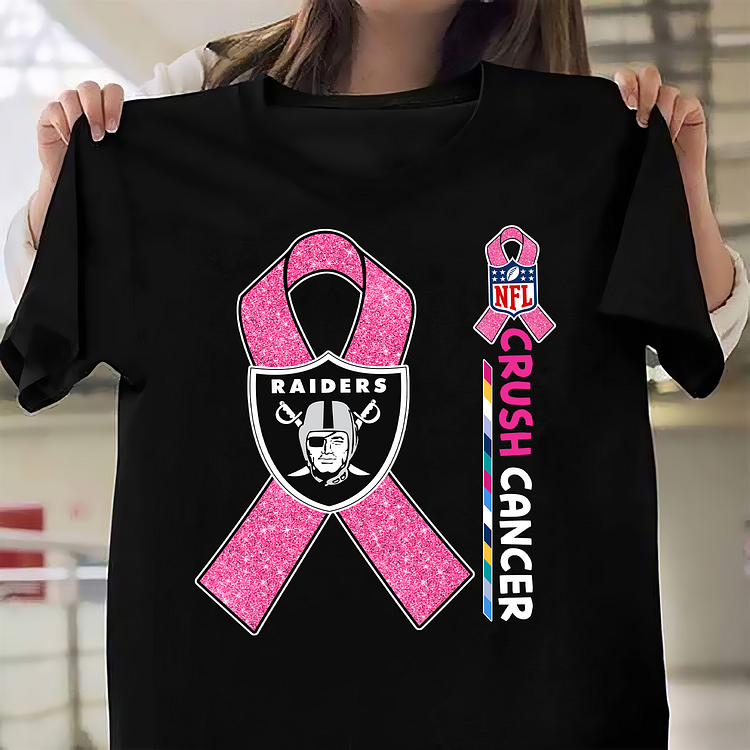 NFL Las Vegas Raiders Crush Cancer Shirt