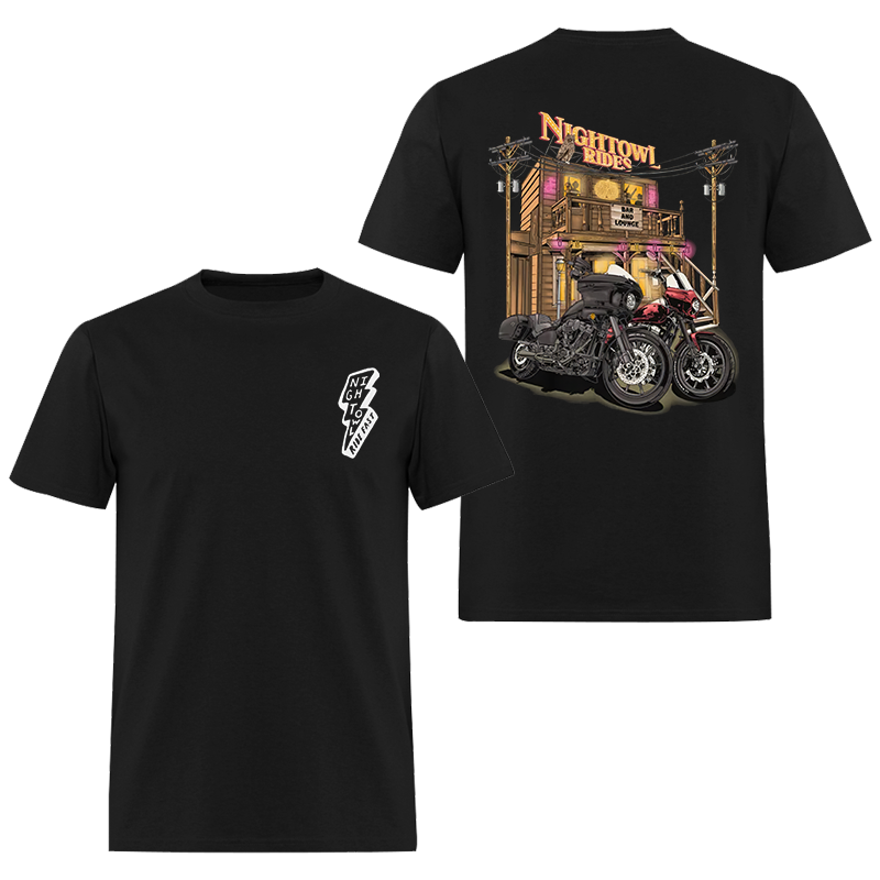 Night Owl Rides Printed Men's T-shirt - Devcarry