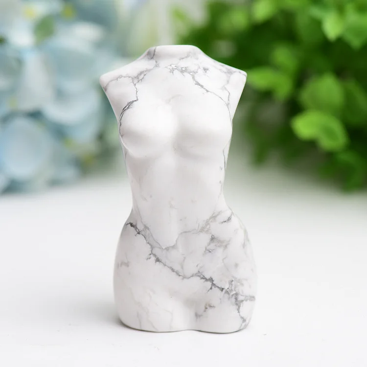 3.0"   Crystal Woman Body Model Crystal Carving