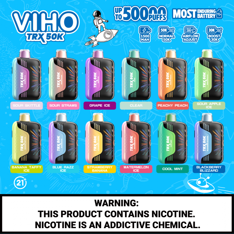 VIHO TRX 50K Disposable Vape(50,000 Puffs) | muse vape