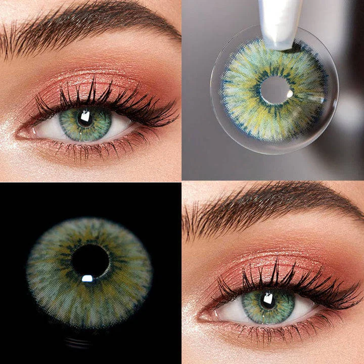 【U.S WAREHOUSE】Rare Iris Green Contact Lenses