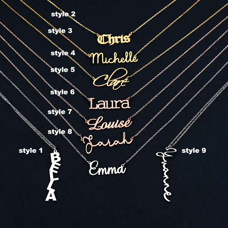 Personalized Gift Name Necklace