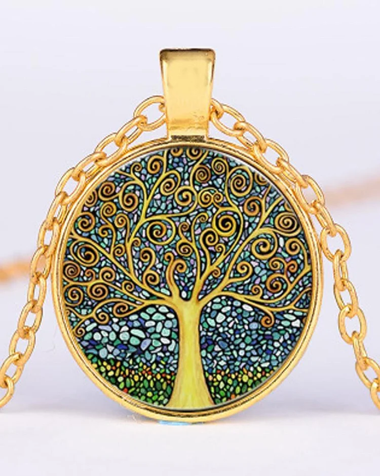 Tree of Life Time Vintage Necklace