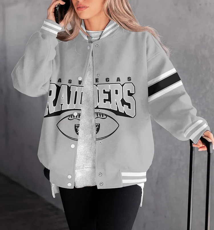 Las Vegas Raiders Women Limited Edition Full-Snap Casual Jacket