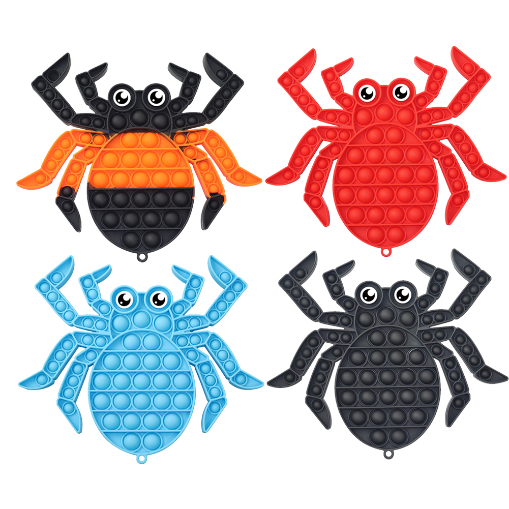 Spider Silicone Push Bubble Fingertip Toys Anti-Stress Decompression Crafts, Multicolored, 501 Original
Spider Silicone Push Bubble Fingertip Toys Anti-Stress Decompression Crafts, Multicolored, 501 Original