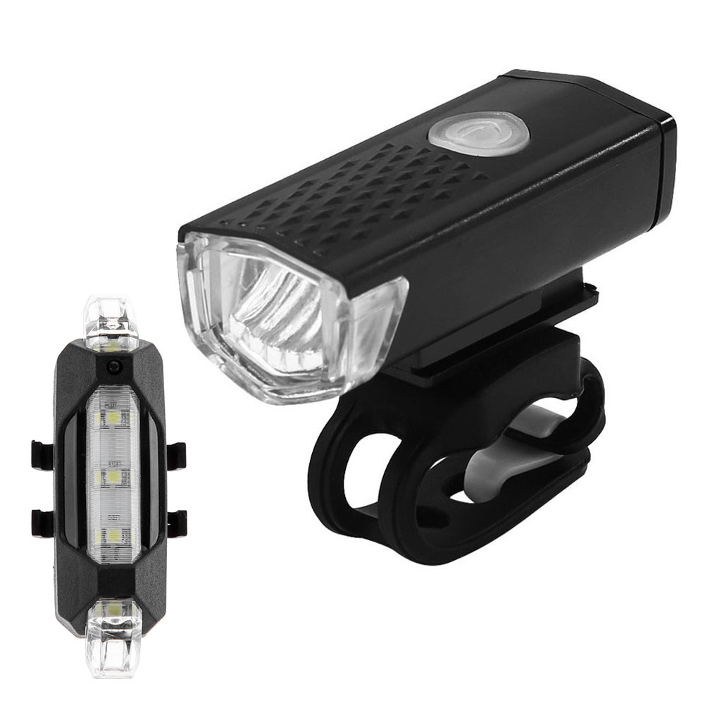 Bike Front Rear Taillight Kit Rechargeable Cycling Safety Warning Lamp, White, 501 Original
Bike Front Rear Taillight Kit Rechargeable Cycling Safety Warning Lamp, White, 501 Original