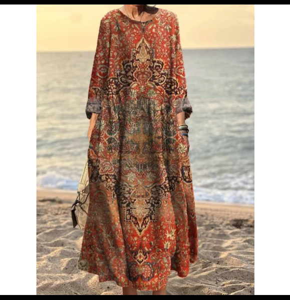 Women's Vintage Pocket Dress main image 1