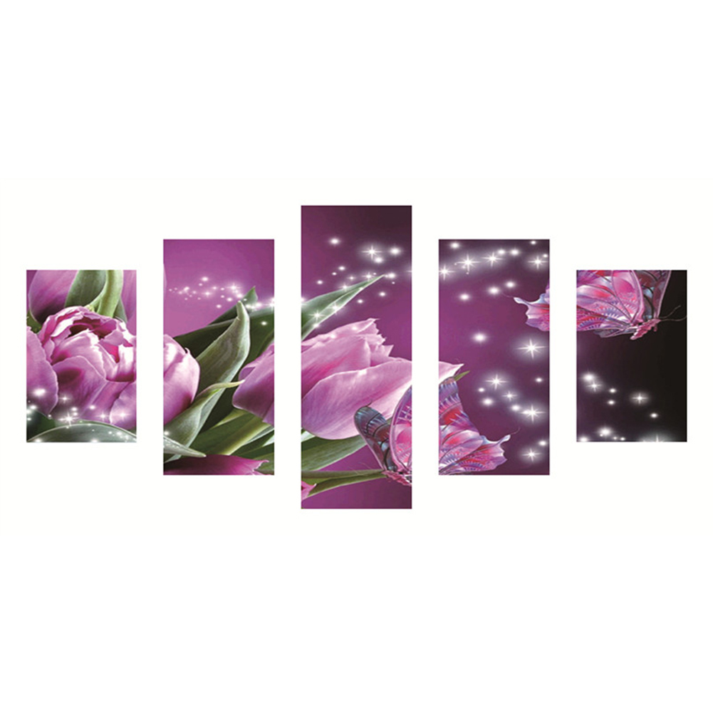 80*40CM - Multi-picture Round Drill Diamond Painting - 5pcs Butterfly Flower, 501 Original
80*40CM - Multi-picture Round Drill Diamond Painting - 5pcs Butterfly Flower, 501 Original