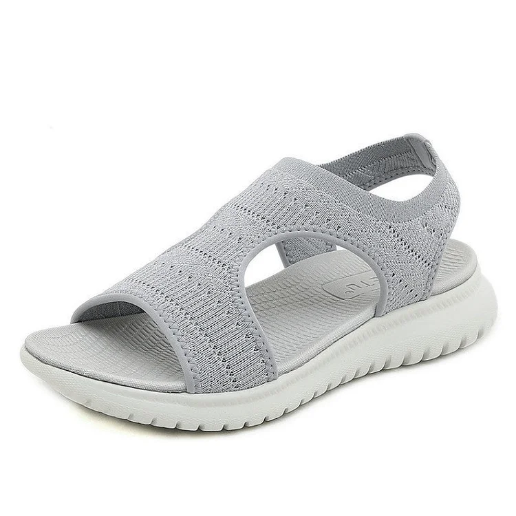 Walking Orthopedic Sandals For Women Cut-out Sleeve Mesh Beach Sandals