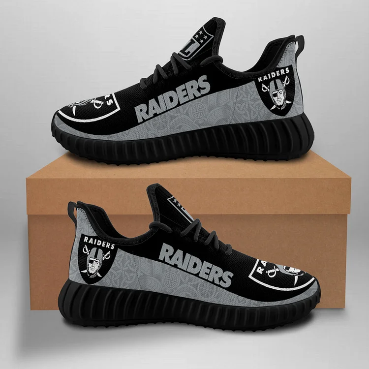 Las Vegas Raiders Unisex Comfortable Breathable Print Running Sneakers