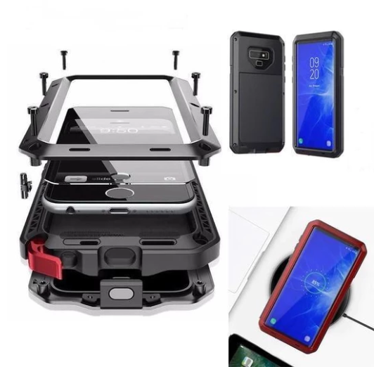 Luxury Doom Armor Waterproof Metal Aluminum Phone Case For iPhone