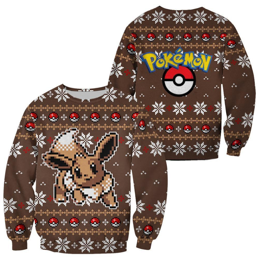 Eevee christmas sweater best sale