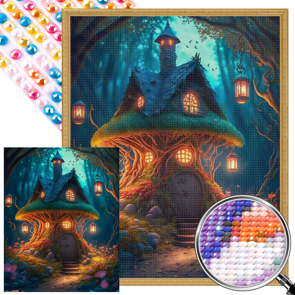 Diamond painting mushroom - Diamond Painting House