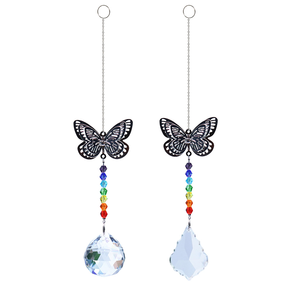 Butterfly Wind Chime Crystal Pendant Colorful Beads Hanging Drop Decoration, Butterfly a, 501 Original
Butterfly Wind Chime Crystal Pendant Colorful Beads Hanging Drop Decoration, Butterfly a, 501 Original