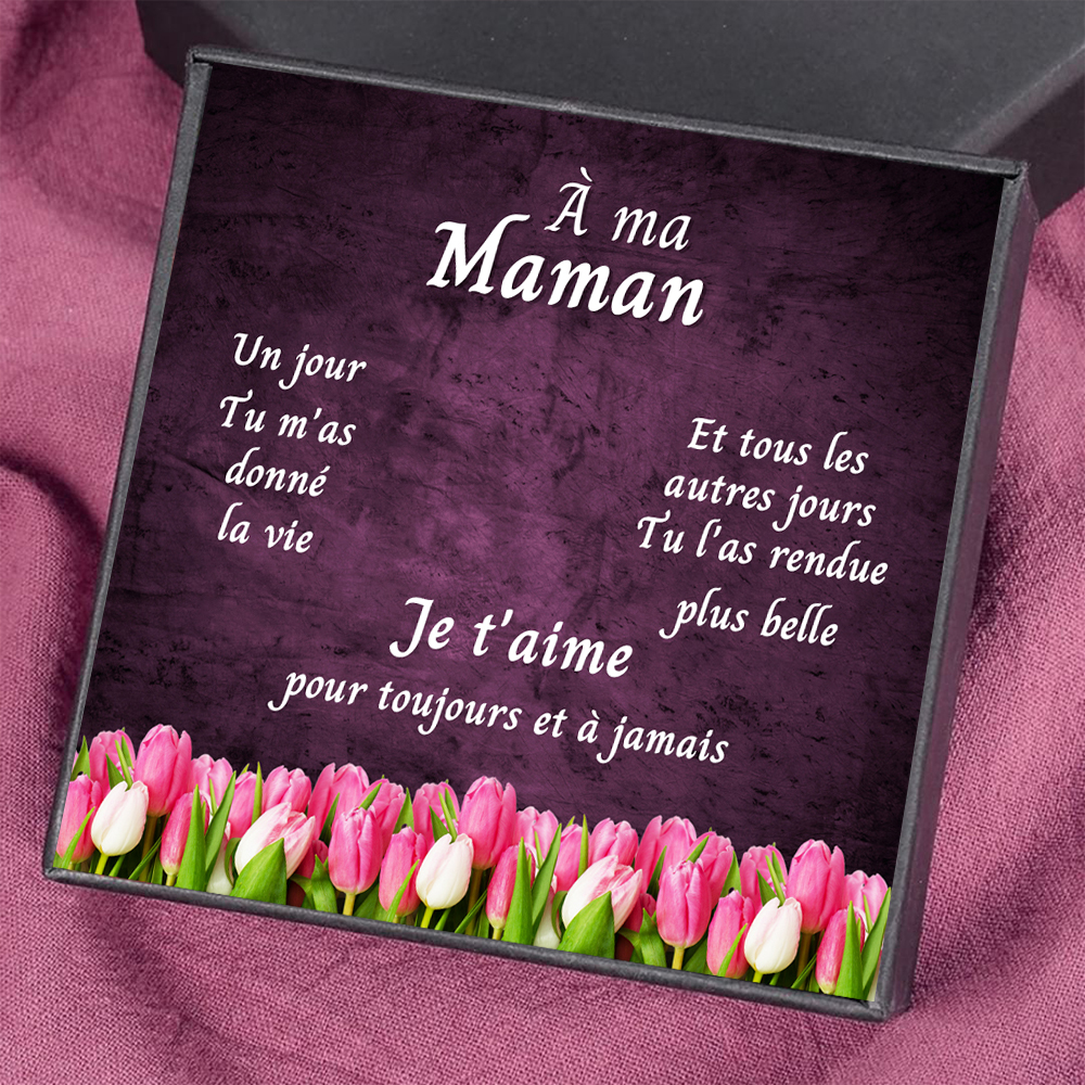 Jessemade Fr Ma Maman Carte Avec Coffre Cadeau