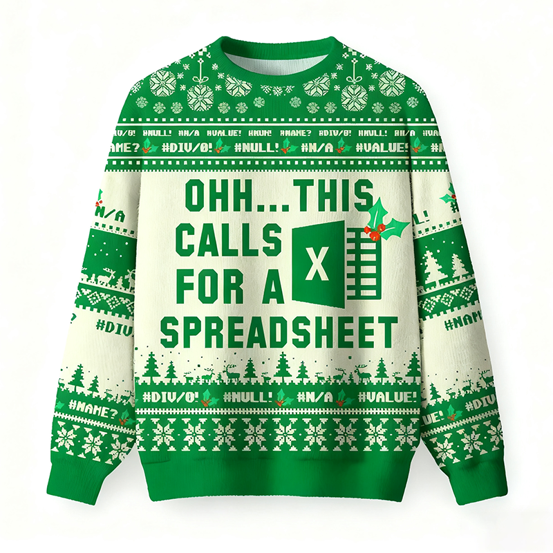 Unisex Christmas-themed Crew Neck Sweatshirt