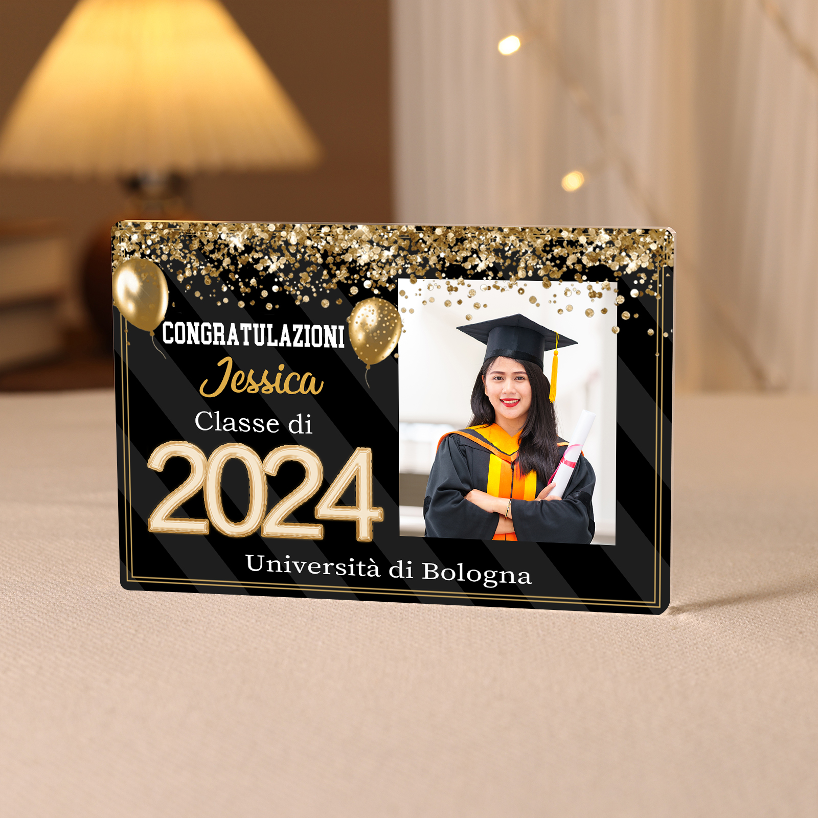 Decorazione Mura Moderna: Stickers in Acrilico 10Pz 3D Art Deco
