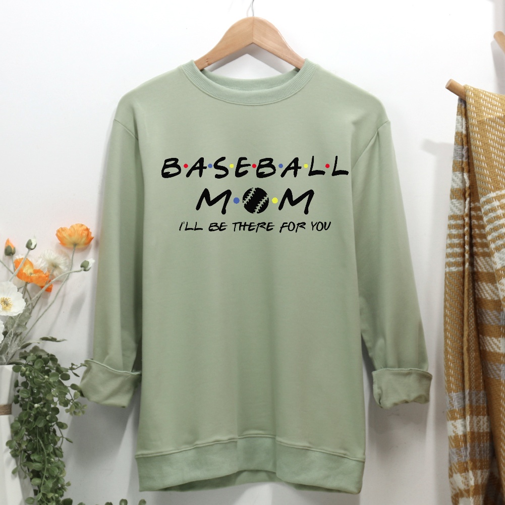 Baseball mom Women Casual Sweatshirt-Guru-buzz