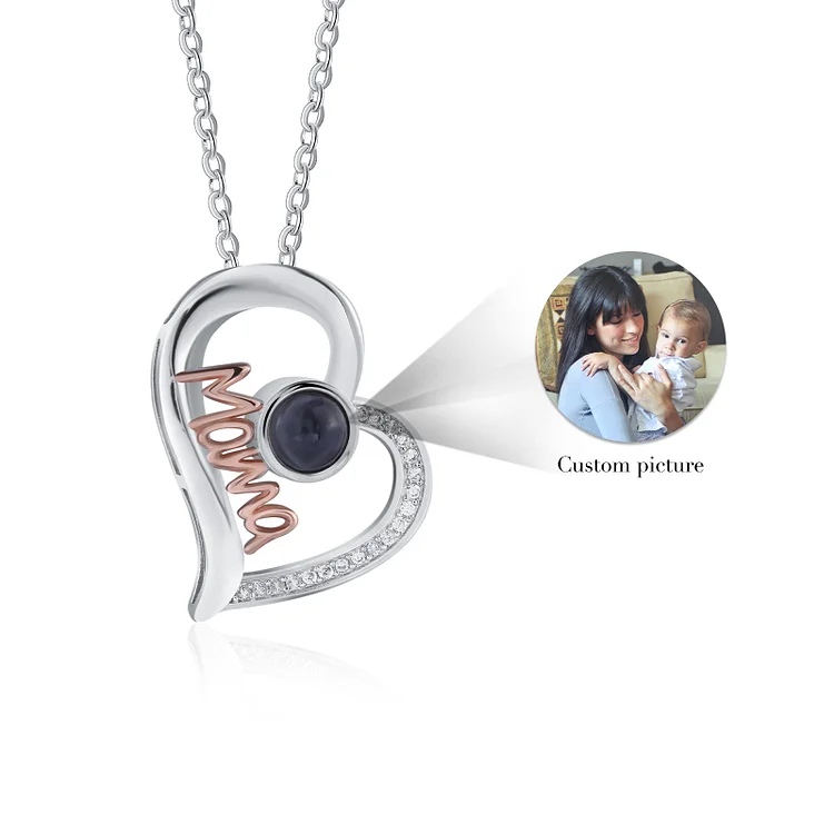 Mama Projection Necklace Custom Photo Necklace Creative Gift