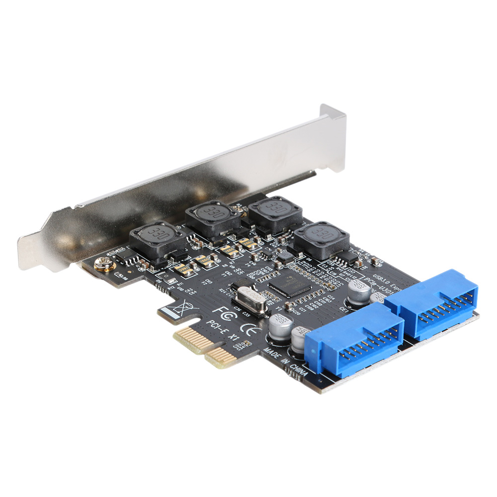 Front PCI-E to 19/20 Pin Adapter Desktop USB 3.0 PCI Express Expansion Card, 501 Original
Front PCI-E to 19/20 Pin Adapter Desktop USB 3.0 PCI Express Expansion Card, 501 Original