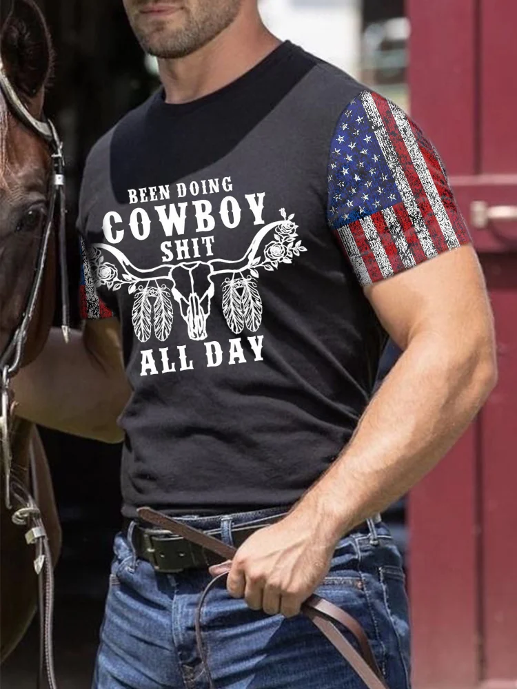 Western Been Doing Cowboy All Day Casual T-Shirt