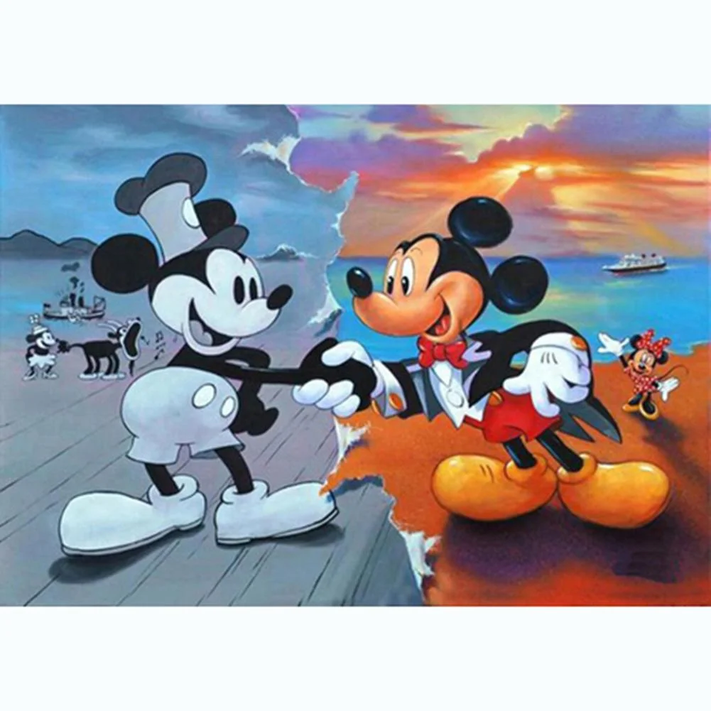 Full Round Diamond Painting - Mickey Mouse(30*40cm)