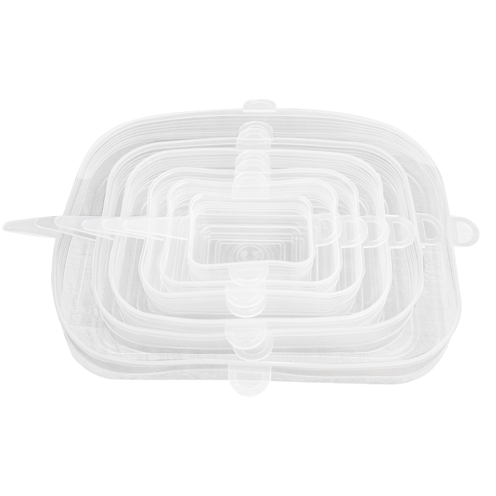6pcs Reusable Silicone Food Fresh Cover Fruit Vegetable Fresh-keeping Lid, Blue, 501 Original
6pcs Reusable Silicone Food Fresh Cover Fruit Vegetable Fresh-keeping Lid, Blue, 501 Original