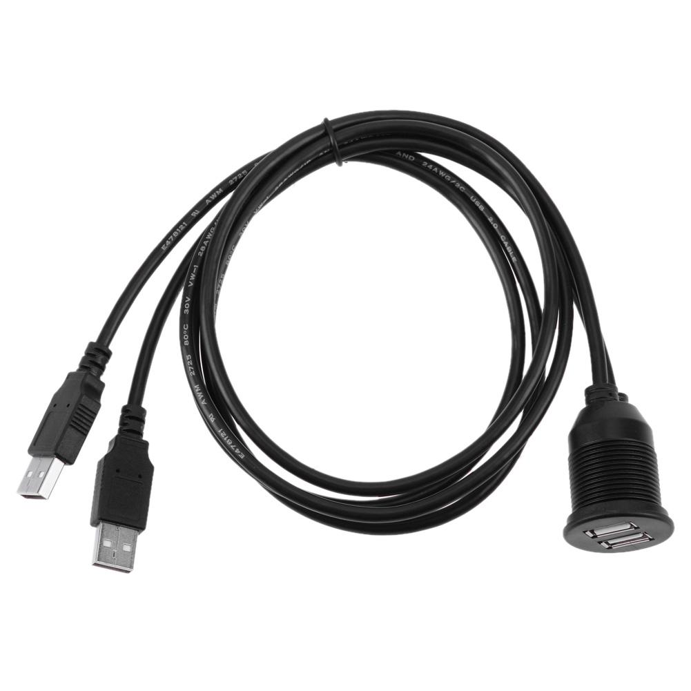 2M Car Van Dashboard Flush Mount Dual USB Socket Extension Lead Panel Cable, 501 Original
2M Car Van Dashboard Flush Mount Dual USB Socket Extension Lead Panel Cable, 501 Original