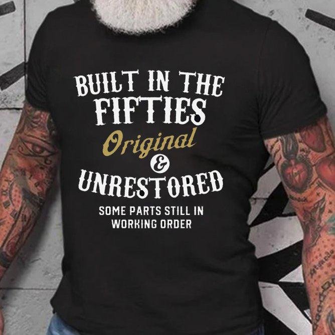 Mens Printed T Shirts With Fifties T-Shirt