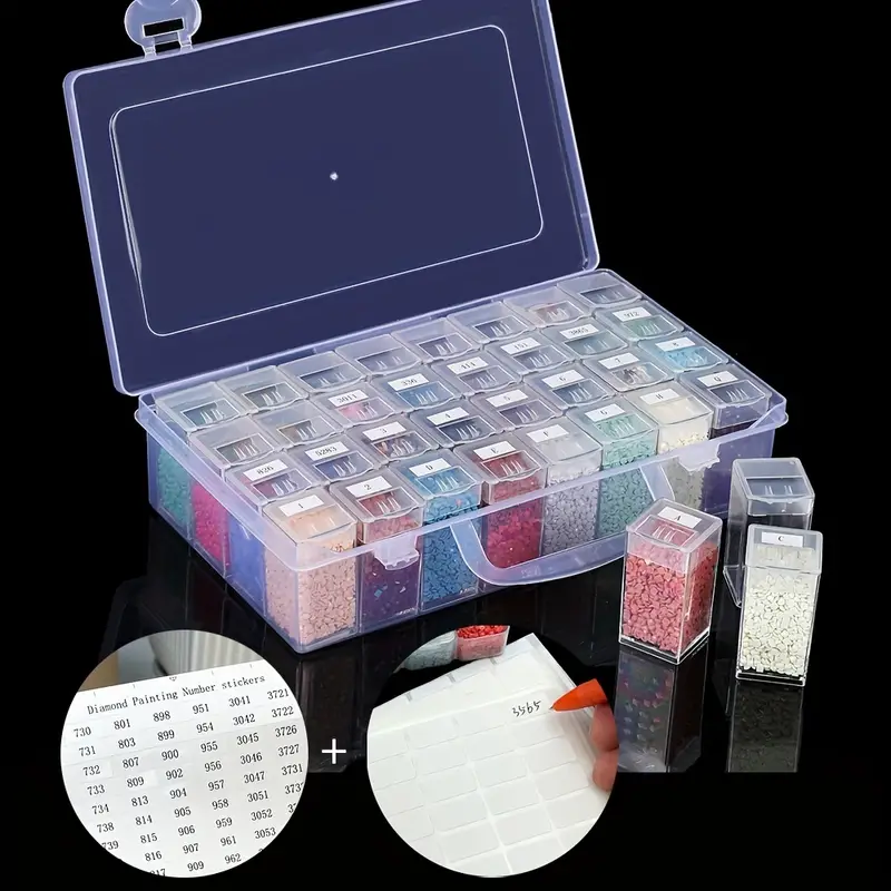 32 Grids 5D DIY Diamond Painting Tools Storage Box Embroidery Beads Case, 501 Original
32 Grids 5D DIY Diamond Painting Tools Storage Box Embroidery Beads Case, 501 Original