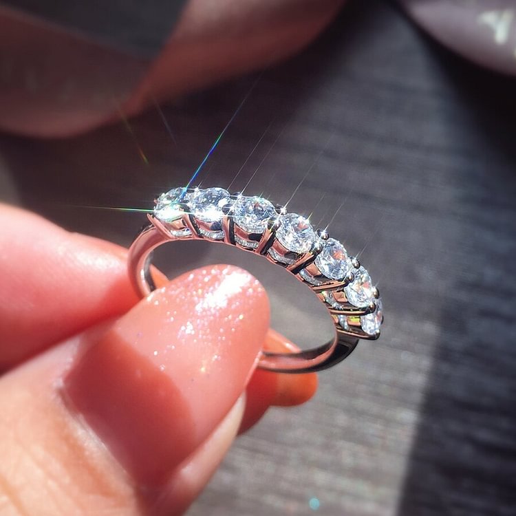 YOY-Romantic 925 silverMoissanite Ring