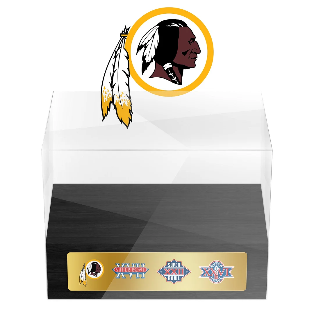 Washington Redskins Super Bowl Championship Trophy Ring Display Case