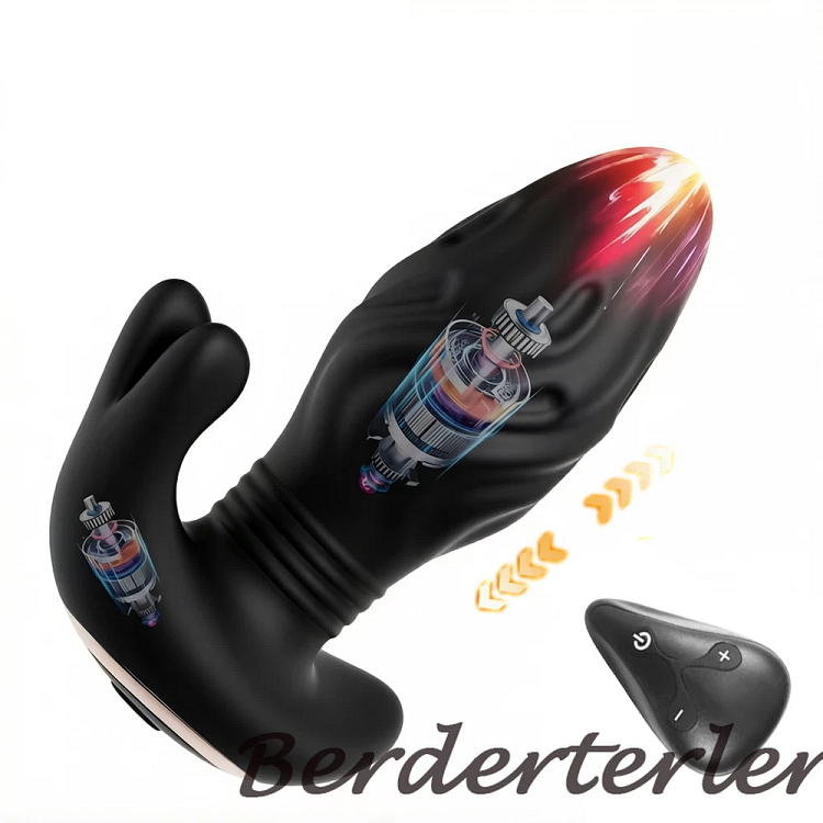pornhint Pornhint Telescopic Butt Plug Anal Vibrator Wireless Remote Wearing Vibrating Dildo Toy