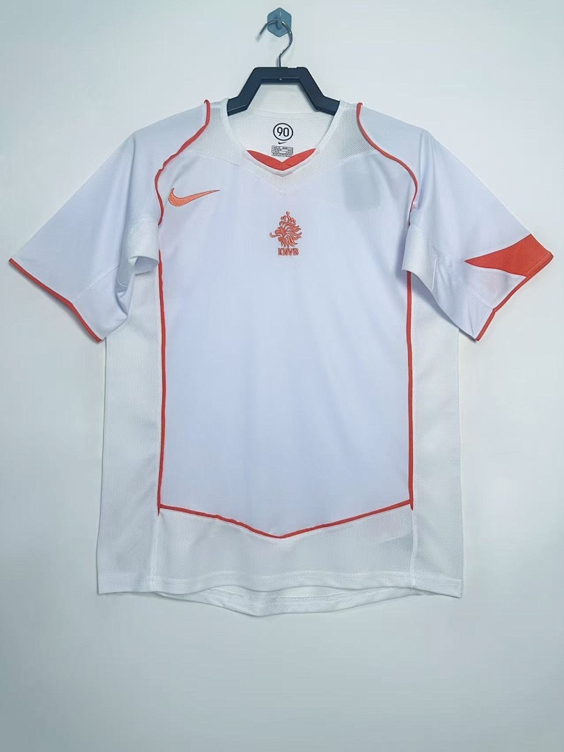 2004 Retro Netherlands Away Football Jersey 1:1 Thai Quality joyfball