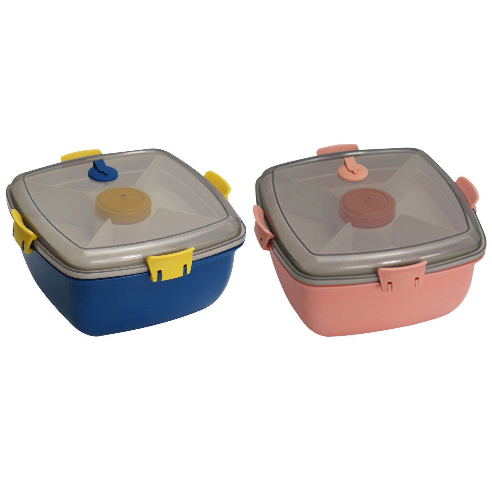 Double-layer Crisper Container - Portable Salad Bowl & Multi Grid Lunch Box, Pink, 501 Original
Double-layer Crisper Container - Portable Salad Bowl & Multi Grid Lunch Box, Pink, 501 Original