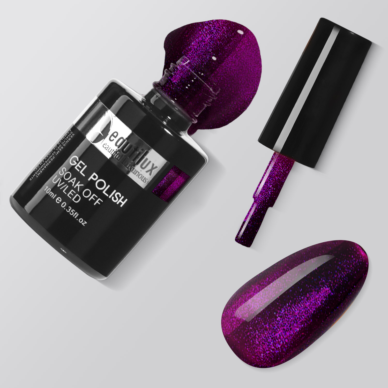 HEMA& TPO Free Nail Gel Polish Color 10ml Autumn Collection-Mûre