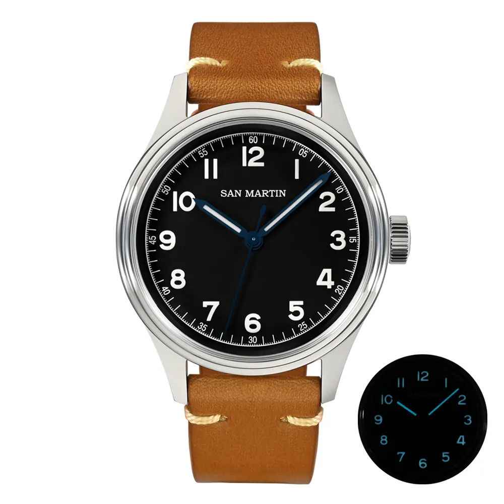 San Martin Men Watch Pilot NH35 Automatic Mechanical SN0108 San Martin Watch san martin watchSan Martin Watch